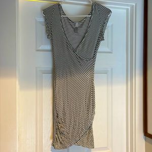 Mahina striped fitted dress